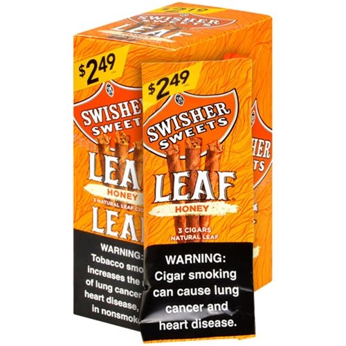 50054 Swisher Sweets Leaf 3 for $2.19 Pack of 30 Honey