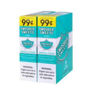 DSC_0553 Swisher Sweets Cigarillos 99 Cent Pre Priced 30 Packs of 2 Cigars Tropical Fusion