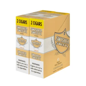 Swisher Sweets Cigarillos 30 Packs of 2 Cigars Cream