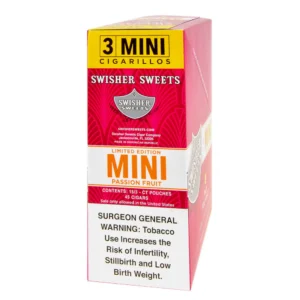 DSC_3814 Swisher Sweets Mini Cigarillos 3 for 2 Passion Fruit 15 Pouches of 3