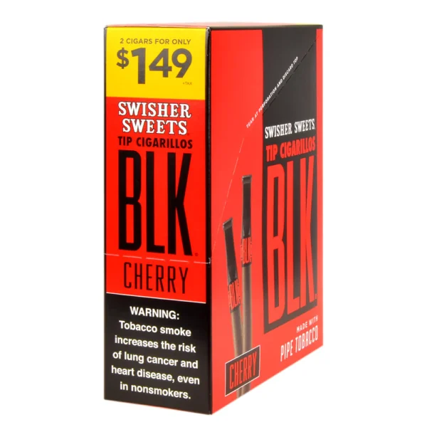 DSC_4411 Swisher Sweets BLK Tip Cigarillos 2 for $1.49 Cherry 15 pouches of 2