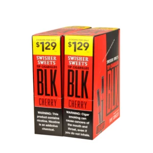 DSC_5836 Swisher Sweets BLK Tip Cigarillos $1.29 Cherry 30 pouches of 2
