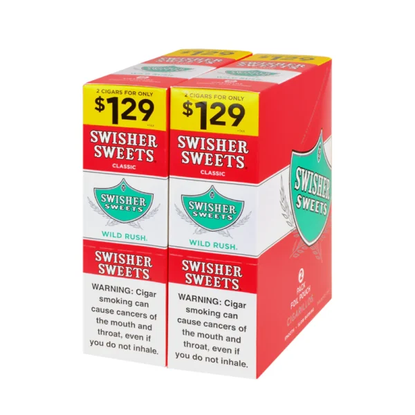 DSC_6716 Swisher Sweets Cigarillos 30 Packs of 2 Cigars Wild Rush $1.29
