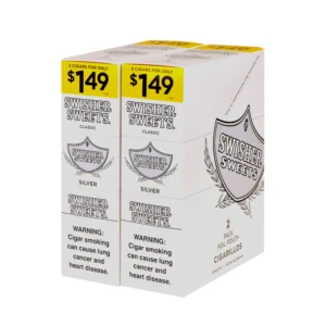 DSC_7510_e81aa85b-70a2-45d8-a85f-aa1ed710d6d8 Swisher Sweets Cigarillos 1.49 Pre Priced 30 Packs of 2 Cigars Silver