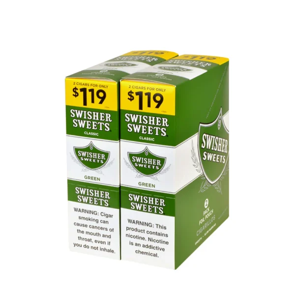 DSC_7683_1024x Swisher Sweets Cigarillos $1.19 Pre Priced 30 Packs of 2 Cigars Green Sweets