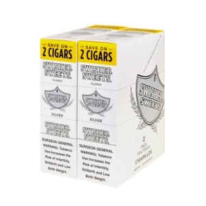 Swisher Sweets Cigarillos 30 Packs of 2 Cigars Silver
