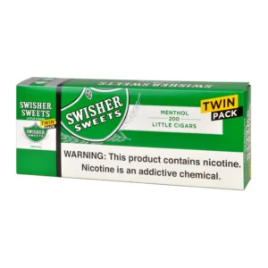 DSC_9017 Swisher Sweets Little Cigars 100mm Twin Pack 5 Packs of 40 Menthol