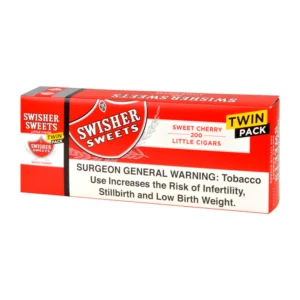 Swisher Sweets Little Cigars 100mm Twin Pack 5 Packs of 40 Cherry