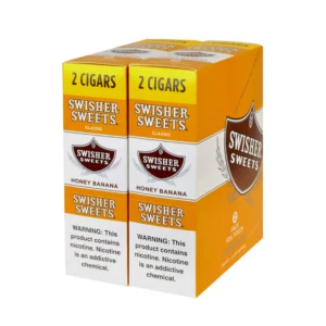 Swisher Sweets Cigarillos 30 Packs of 2 Cigars Honey Banana
