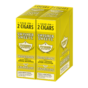 Swisher Sweets Cigarillos 30 Packs of 2 Cigars White Grape