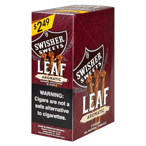 Swisher-Sweets-Leaf-Aromatic-2 Swisher Sweets Leaf 3 for .49 Pack of 30 Sweet Aromatic