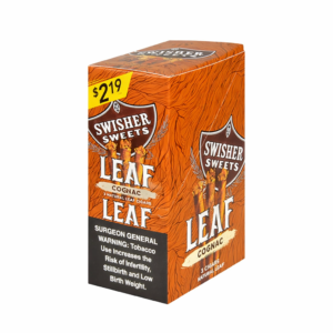 cognac Swisher Sweets Leaf 3 for $2.19 Pack of 30 Cognac