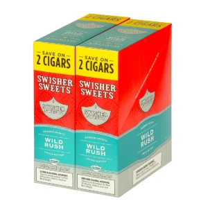 Swisher Sweets Cigarillos 30 Packs of 2 Cigars Wild Rush