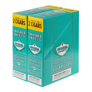 Swisher Sweets Cigarillos 30 Packs of 2 Cigars Tropical Fusion