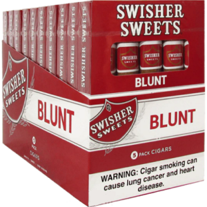 Swisher Sweets Blunt 10 Packs of 5 Cigars Regular