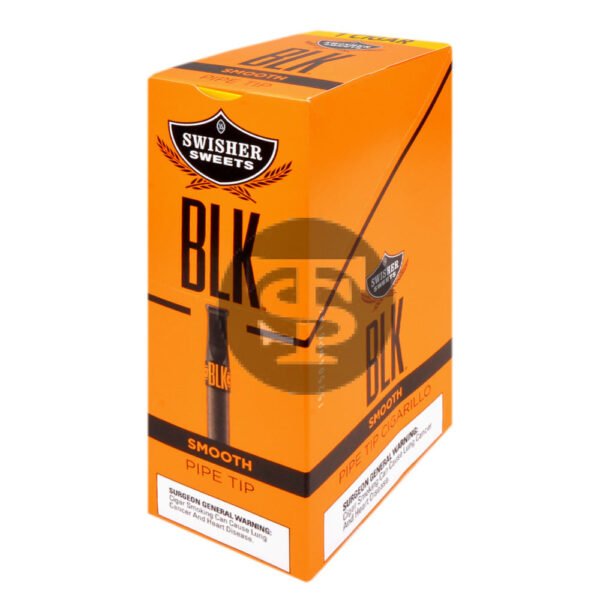 Swisher Sweets BLK Tip Cigarillos 20 packs of 1, Smooth