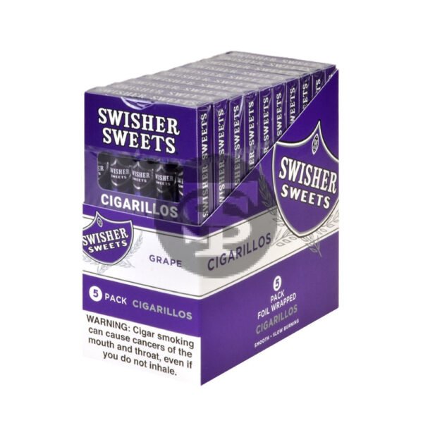 Swisher Sweets Cigarillos 10 Packs of 5 Grape