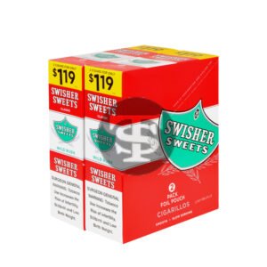 Swisher Sweets Cigarillos $1.19 Pre Priced 30 Packs of 2 Cigars Wild Rush