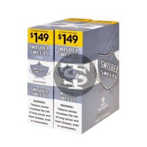 Swisher Sweets Cigarillos 1.49 Cent Pre Priced 30 Packs of 2 Cigars Diamond