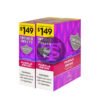 Swisher Sweets Cigarillos 1.49 Pre Priced 30 Packs of 2 Cigars Purple Swish