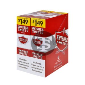 Swisher Sweets Cigarillos 1.49 Pre Priced 30 Packs of 2 Cigars Regular