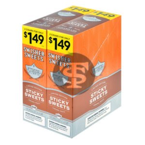 Swisher Sweets Cigarillos 1.49 Pre Priced 30 Packs of 2 Cigars Sticky Sweets