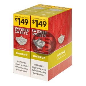Swisher Sweets Cigarillos 1.49 Pre Priced 30 Pouches of 2 Swerve