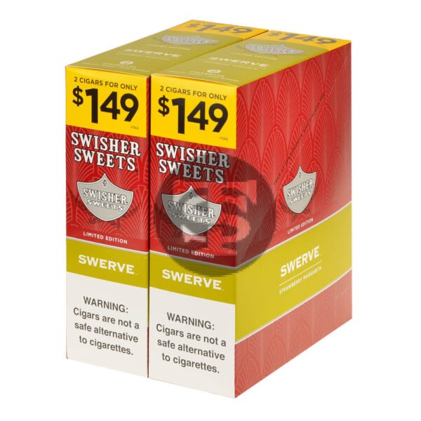 Swisher Sweets Cigarillos 1.49 Pre Priced 30 Pouches of 2 Swerve