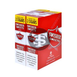 Swisher Sweets Cigarillos 30 Packs of 2 Cigars Regular