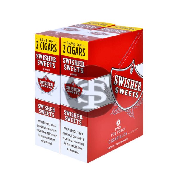 Swisher Sweets Cigarillos 30 Packs of 2 Cigars Regular