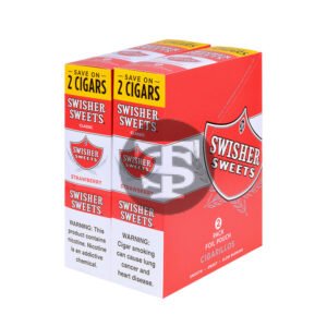 Swisher Sweets Cigarillos 30 Packs of 2 Cigars Strawberry