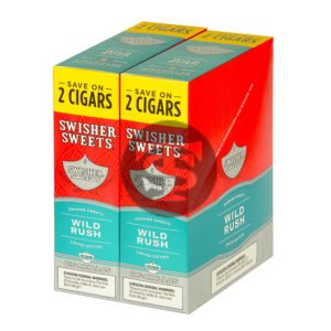 Swisher Sweets Cigarillos 30 Packs of 2 Cigars Wild Rush