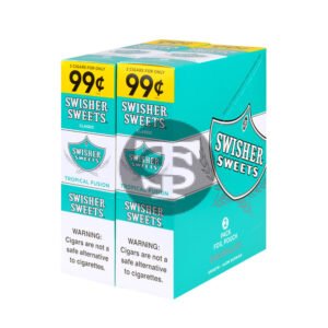 Swisher Sweets Cigarillos 99 Cent Pre Priced 30 Packs of 2 Cigars Tropical Fusion