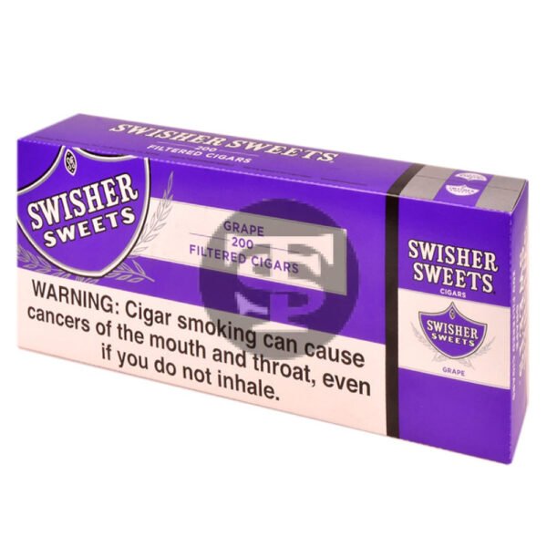 Swisher Sweets Filtered Cigars 10 Packs of 20 Grape