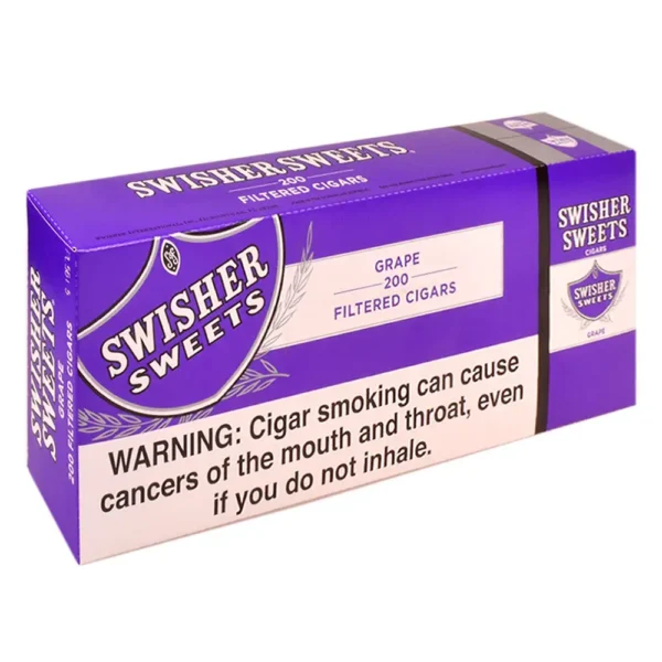 swisher-sweets-grape-filtered-cigars-10-packs-of-20-393 Swisher Sweets Filtered Cigars 10 Packs of 20 Grape