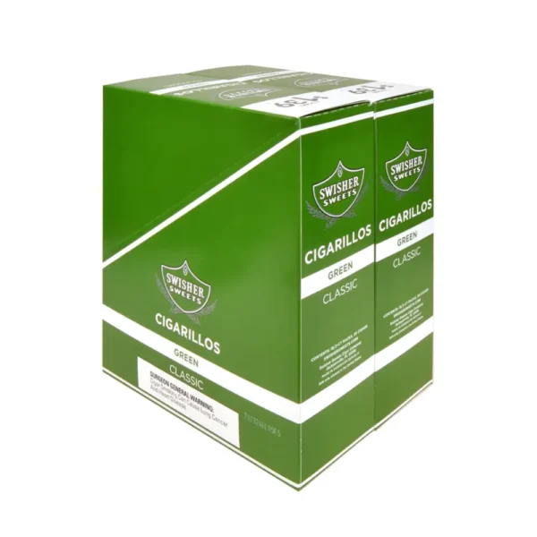 Swisher Sweets Cigarillos $1.39 Pre Priced 30 Packs of 2 Cigars Green
