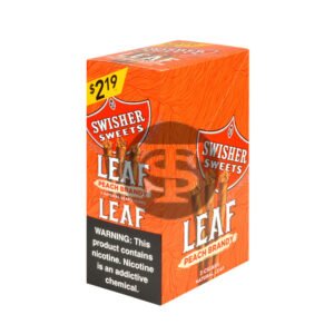 Swisher Sweets Leaf 3 for $2.19 Pack of 30 Peach Brandy