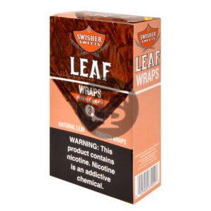 Swisher Sweets Leaf Wraps $2.49 Irish Cream, 10 packs of 3