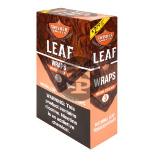 Swisher Sweets Leaf Wraps $2.79 Irish Cream, 10 packs of 3