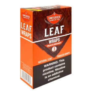 swisher-sweets-leaf-wraps-peach-brandy-2-79-pre-price-10-packs-of-3-111 Swisher Sweets Leaf Wraps $2.79 Peach Brandy, 10 packs of 3