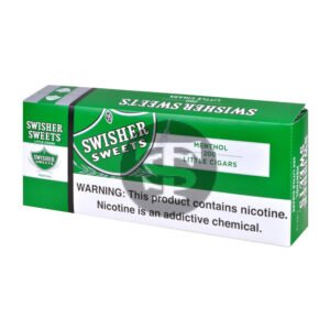 Swisher Sweets Little Cigars 100mm 10 Packs of 20 Menthol