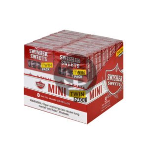 Swisher Sweets Mini Cigarillos Twin 20 Packs of 6 Cigars Sweet