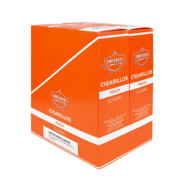 Swisher Sweets Cigarillos $1.39 Pre Priced 30 Packs of 2 Cigars Peach