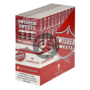Swisher Sweets Regular Tip Cigarillos 10 Packs of 5 Cigars