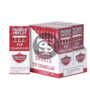 Swisher Sweets TIP Cigarillos 20 Packs of 5 Cigars Regular
