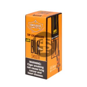 Swisher Sweets Tip Cigarillos BLK Pre Priced 69c Pack of 30 Cigars Smooth