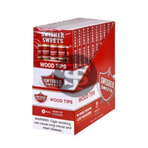 Swisher Sweets Wood Tip Cigarillos 10 Packs of 5